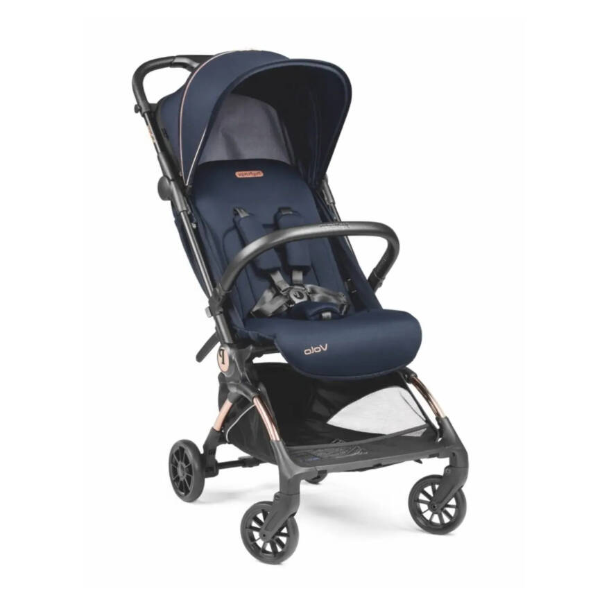 Peg Perego Volo Ultra Hafif Kompakt Kabin Bebek Arabası Blue Shine - 1