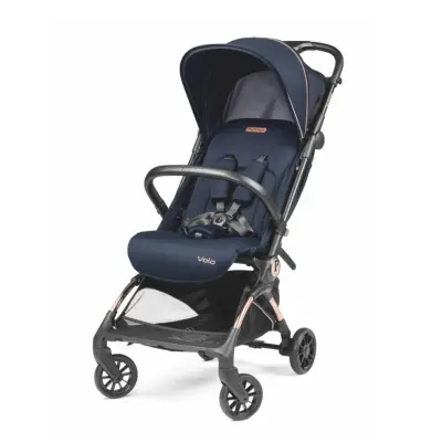 Peg Perego Volo Ultra Hafif Kompakt Kabin Bebek Arabası Blue Shine (1)
