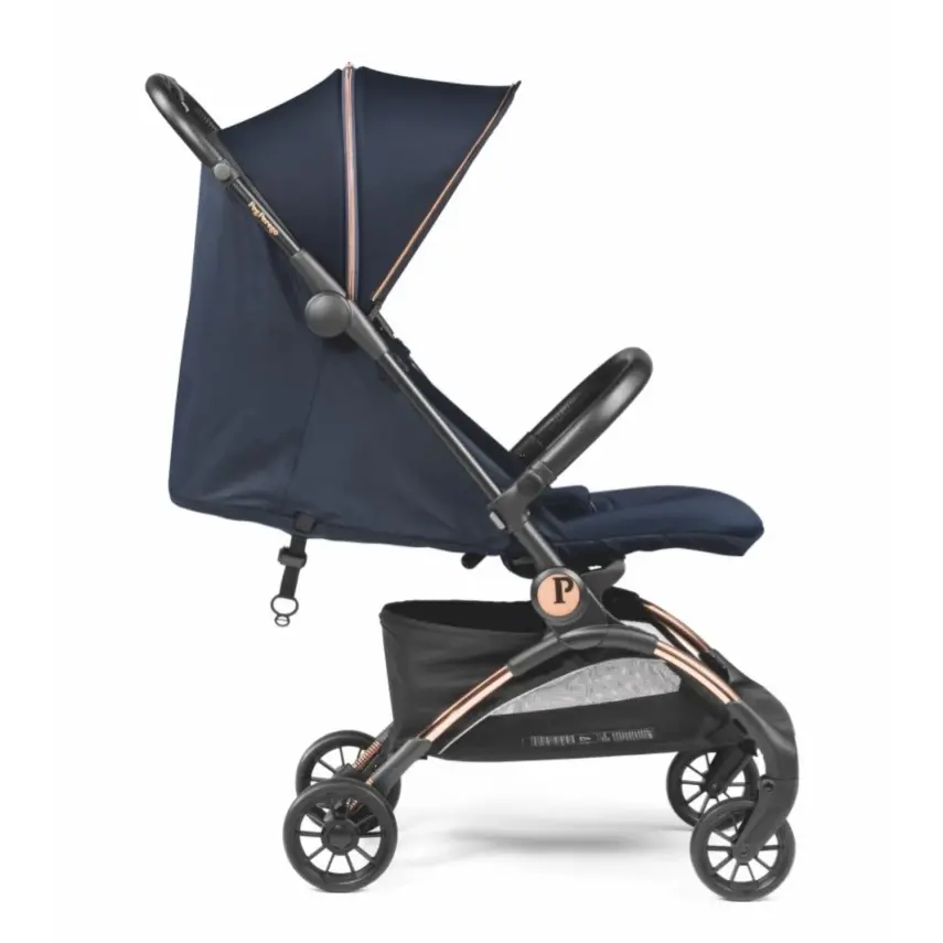 Peg Perego Volo Ultra Hafif Kompakt Kabin Bebek Arabası Blue Shine - 4