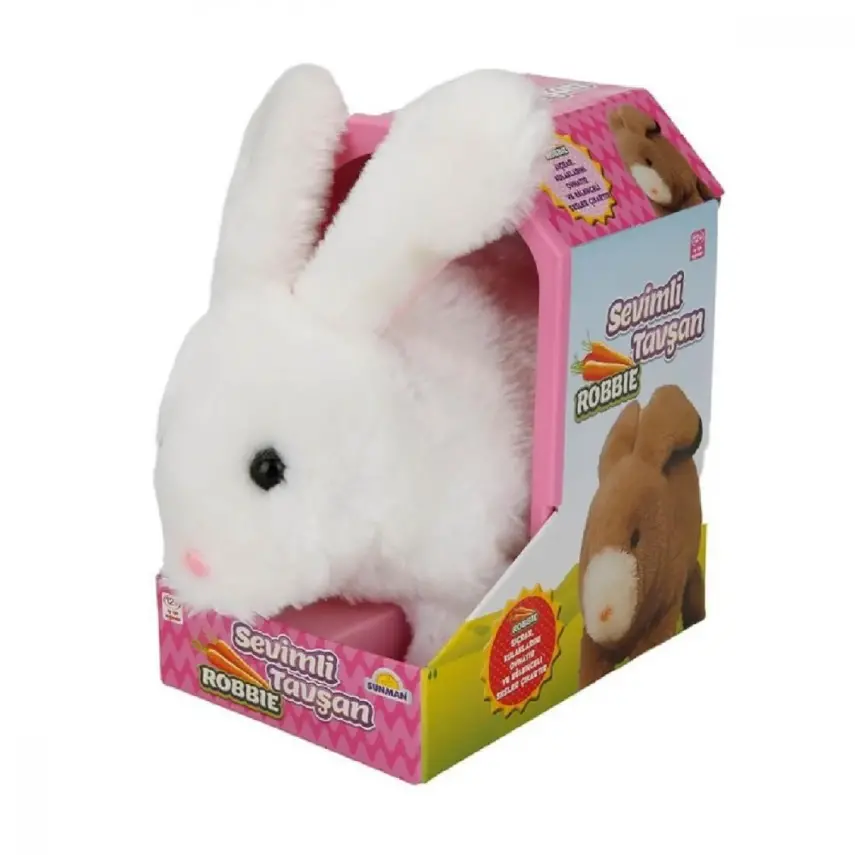 Peluş Sevimli Tavşan Robbie Hareketli Sesli - 2