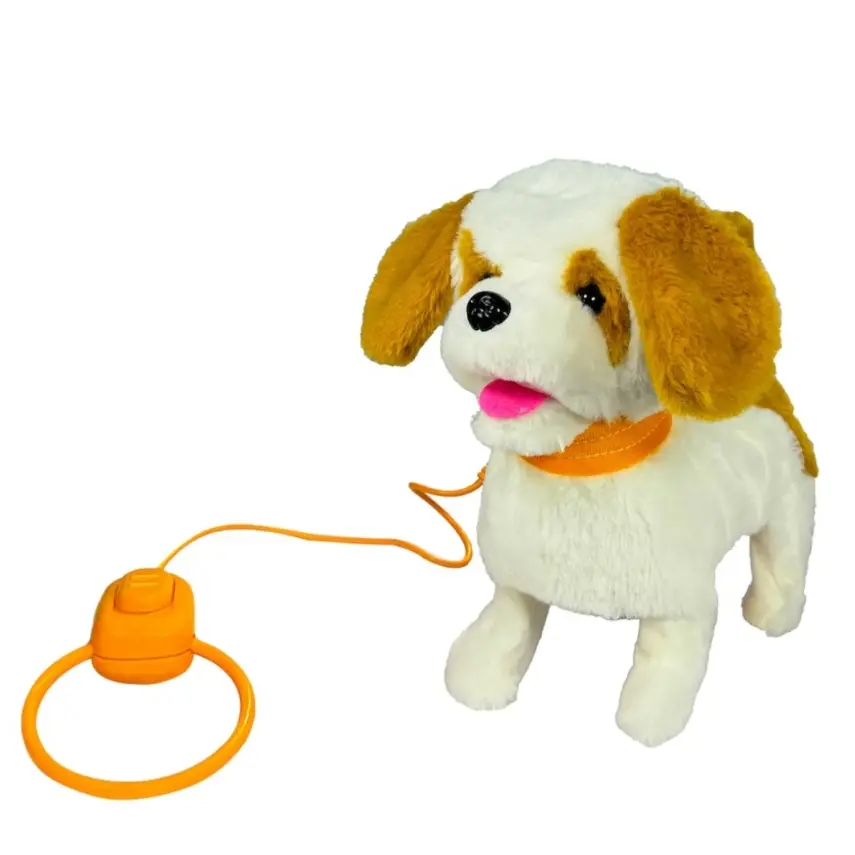 Peluş Tasmalı Yürüyen Köpek - 1