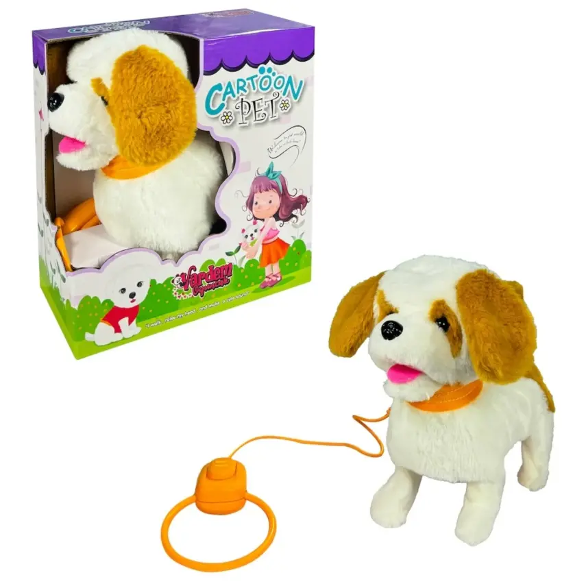 Peluş Tasmalı Yürüyen Köpek - 2