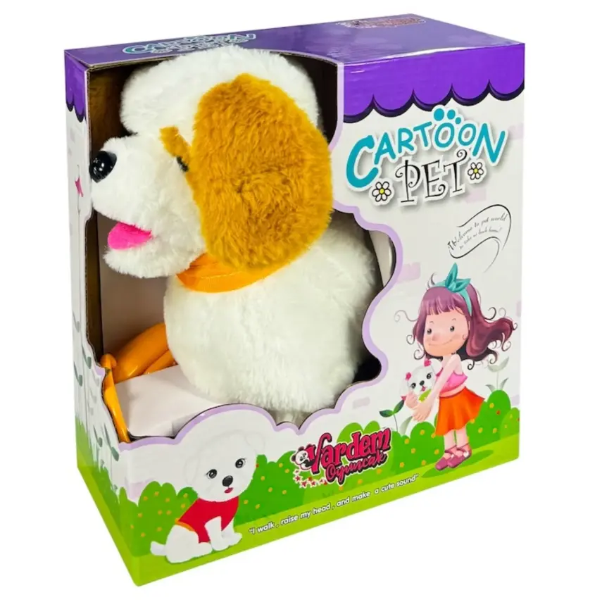 Peluş Tasmalı Yürüyen Köpek - 3