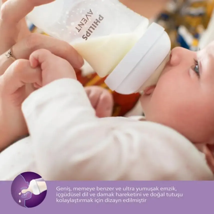 Philips Avent Doğal Tepkili Biberon Emziği 2li 2 Numara 0+ Ay - 13