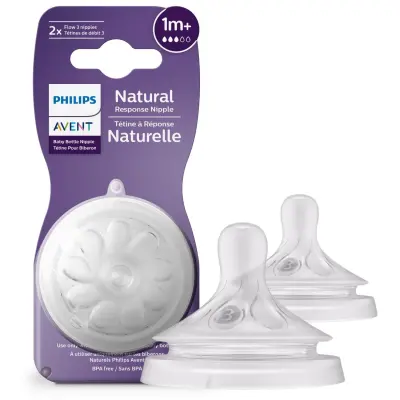 Philips Avent Doğal Tepkili Biberon Emziği 2li 3 Numara 1+ Ay - 34