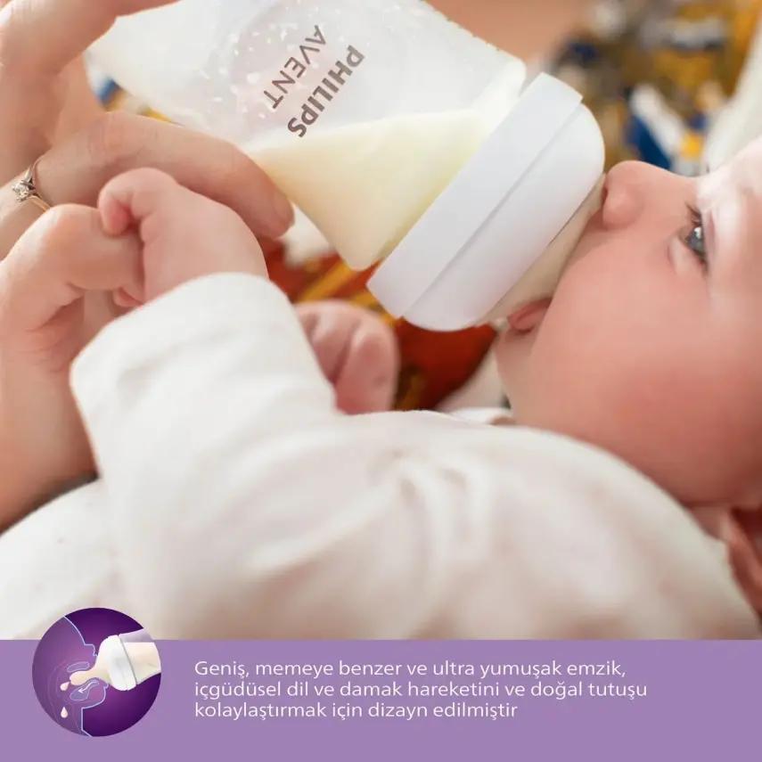 Philips Avent Doğal Tepkili Biberon Emziği 2li 3 Numara 1+ Ay - 16