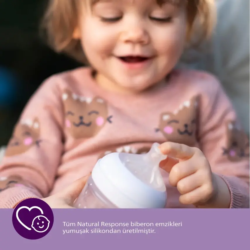 Philips Avent Doğal Tepkili Biberon Emziği 2li 4 Numara 3+ Ay - 12