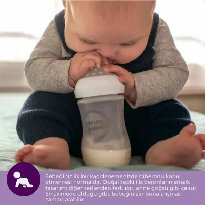 Philips Avent Doğal Tepkili Biberon Emziği 2li 5 Numara 6+ Ay - 40