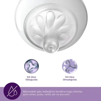 Philips Avent Doğal Tepkili Biberon Emziği 2li 5 Numara 6+ Ay - 36