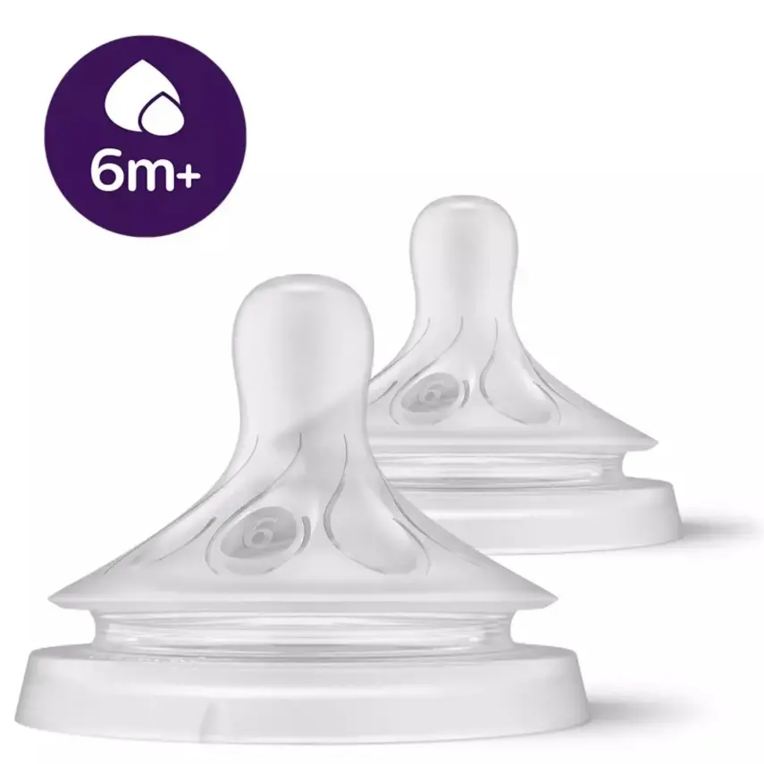 Philips Avent Doğal Tepkili Biberon Emziği 2li 6 Numara 6+ Ay - 33