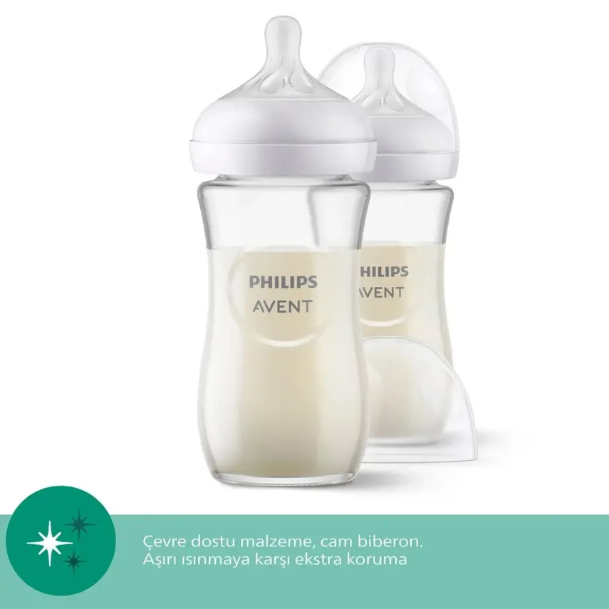 Philips Avent Doğal Tepkili Cam Biberon 120ml 0+ Ay - 18