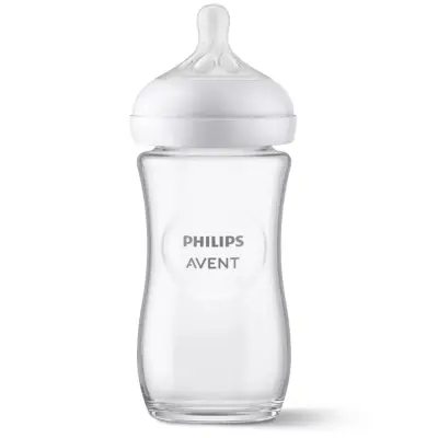 Philips Avent Doğal Tepkili Cam Biberon 240ml 1+ Ay - 17