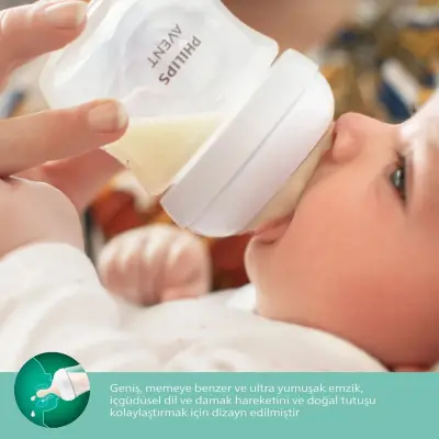 Philips Avent Doğal Tepkili Cam Biberon 240ml 1+ Ay - 5