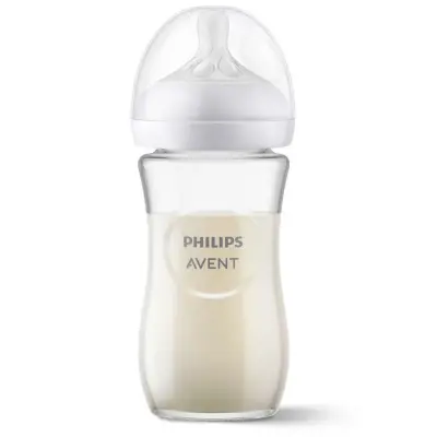 Philips Avent Doğal Tepkili Cam Biberon 240ml 1+ Ay - 11