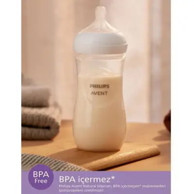 Philips Avent Doğal Tepkili PP Biberon 260ml 1+ Ay Pembe - 28