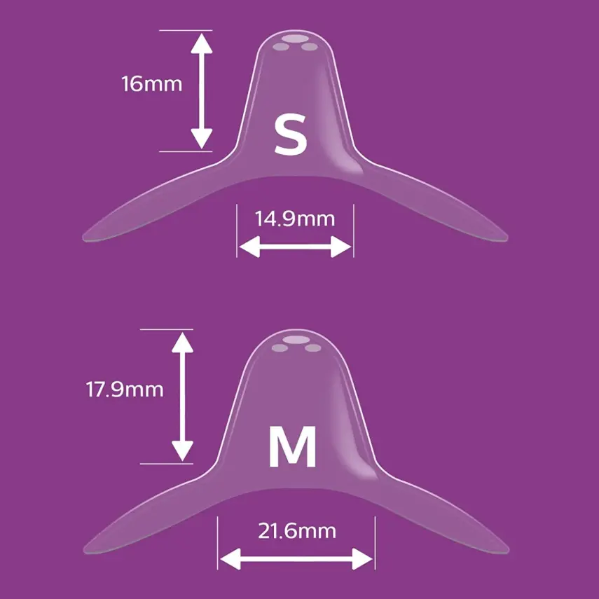 Philips Avent  Göğüs Ucu Koruyucu Kelebek Standart Boy SCF156/01 - 2