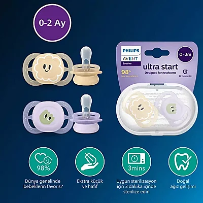 Philips Avent SCF075/06 Ultra Start Emzik 0-2 Ay - 3