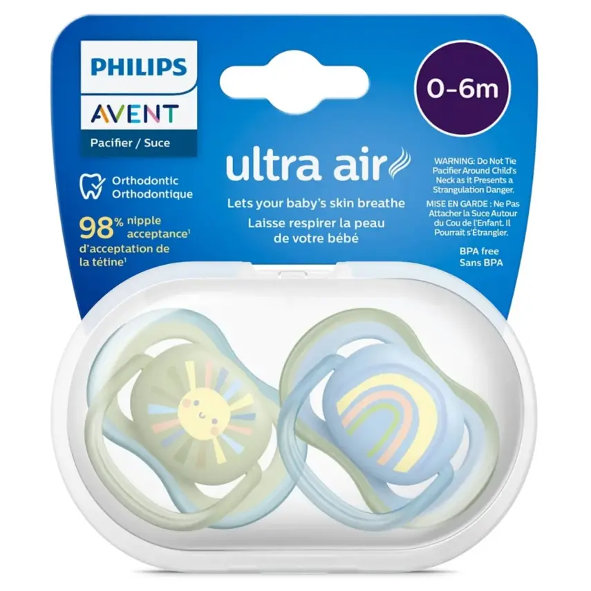 Philips Avent SCF085/58 Ultra Air Emzik 2li Erkek 0-6 Ay - 2