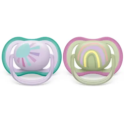 Philips Avent SCF085/59 Ultra Air Emzik 2li Kız 0-6 Ay (1)