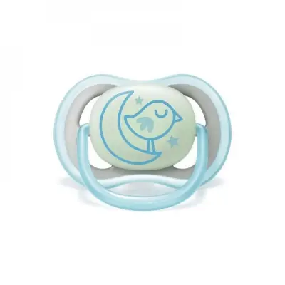 Philips Avent SCF376/21 Ultra Air Karanlıkta Parlar Silikon Emzik 6-18 Ay Erkek (1)