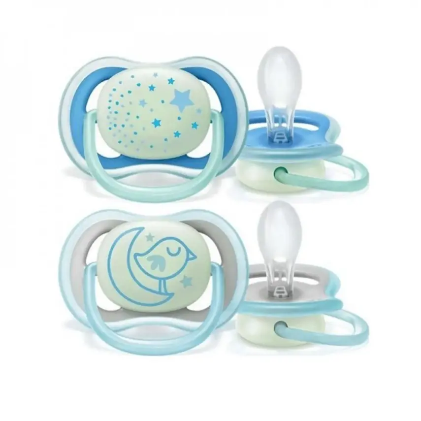 Philips Avent SCF376/21 Ultra Air Karanlıkta Parlar Silikon Emzik 6-18 Ay Erkek - 3