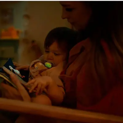 Philips Avent Ultra Air Silikon Emzik 2li 18+ Ay Nighttime Desenli SCF376/01 (1)