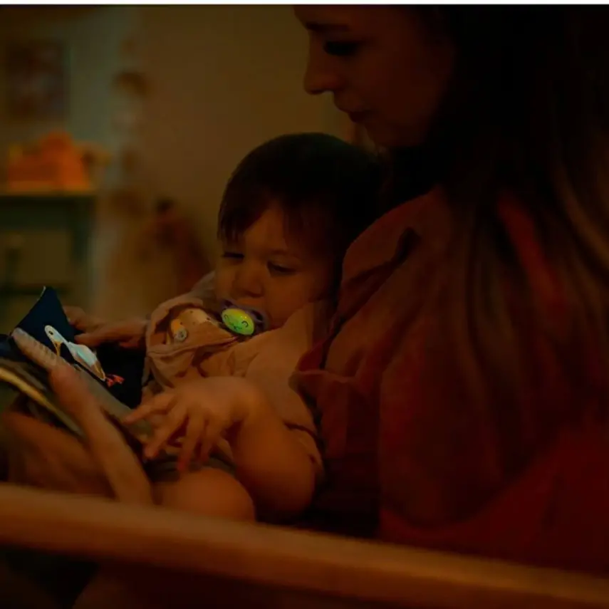 Philips Avent Ultra Air Silikon Emzik 2li 18+ Ay Nighttime Desenli SCF376/01  - 2