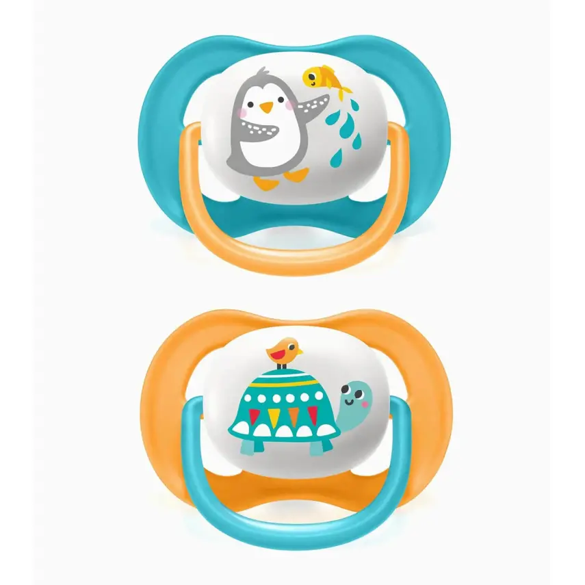 Philips Avent Ultra Air Silikon Emzik 6-18 Ay Erkek  SCF080/07 - 4