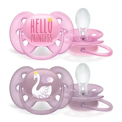 Philips Avent  Ultra Soft Silikon Emzik 6-18 Ay Kız SCF223/02 - 4