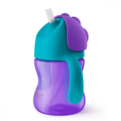 Philips Avent Yeni Desen Pipetli Bardak 200 ml 9+ Ay Kız SCF796/02 