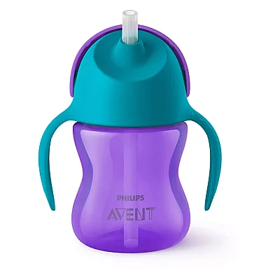 Philips Avent Yeni Desen Pipetli Bardak 200 ml 9+ Ay Kız SCF796/02 