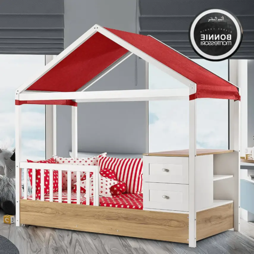 Pierre Cardin Bonnie Montesorri Çatı Kumaşı Kırmızı - 1