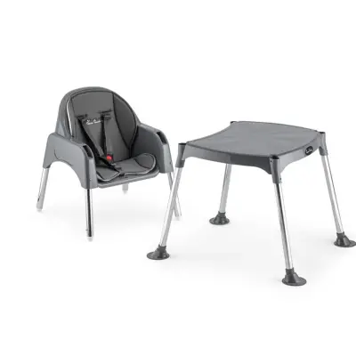 Pierre Cardin Cookie Çok Fonksiyonlu Mama Sandalyesi Silver Antrasit - 11