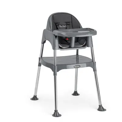 Pierre Cardin Cookie Çok Fonksiyonlu Mama Sandalyesi Silver Antrasit (1)