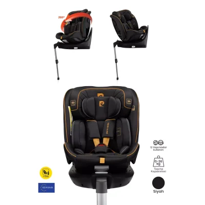 Pierre Cardin Everest Oto Koltuğu 0-36 Kg Black - 3