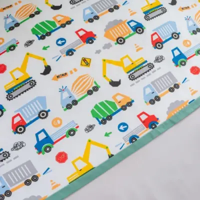 Pierre Cardin İş Makinesi Tek Kişilik Yatak Örtüsü (1)