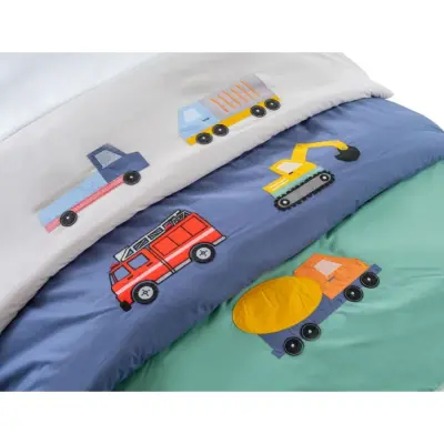 Pierre Cardin İş Makinesi Tek Kişilik Yatak Örtüsü - 3
