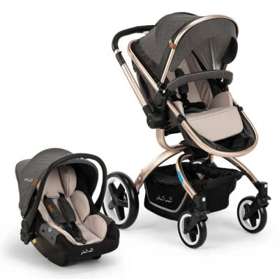 Pierre Cardin Legend Çift Yönlü Travel Sistem- Seyahat Sistem Bebek Arabası Füme