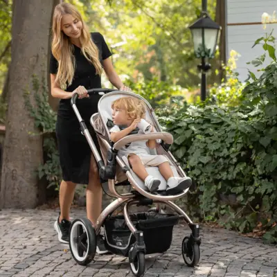 Pierre Cardin Legend Çift Yönlü Travel Sistem- Seyahat Sistem Bebek Arabası Füme - 6