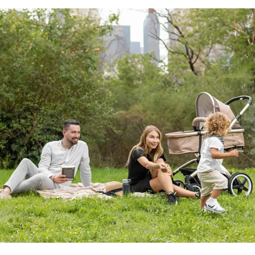 Pierre Cardin Legend Çift Yönlü Travel Sistem- Seyahat Sistem Bebek Arabası Füme - 9