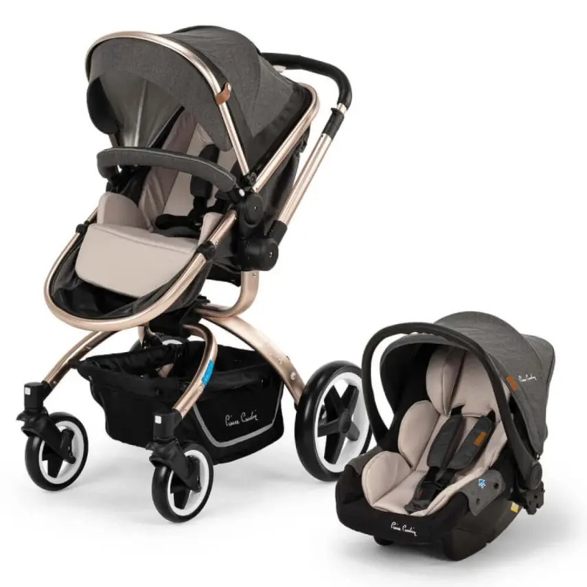 Pierre Cardin Legend Çift Yönlü Travel Sistem- Seyahat Sistem Bebek Arabası Füme - 2