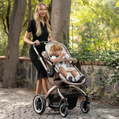 Pierre Cardin Legend Çift Yönlü Travel Sistem- Seyahat Sistem Bebek Arabası Füme - 13