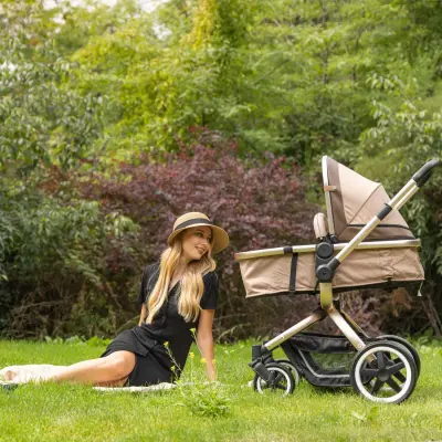 Pierre Cardin Legend Çift Yönlü Travel Sistem- Seyahat Sistem Bebek Arabası Füme - 4
