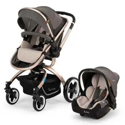 Pierre Cardin Legend Çift Yönlü Travel Sistem- Seyahat Sistem Bebek Arabası Gri (1)