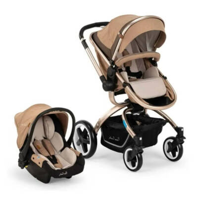 Pierre Cardin Legend Çift Yönlü Travel Sistem- Seyahat Sistem Bebek Arabası Kahve