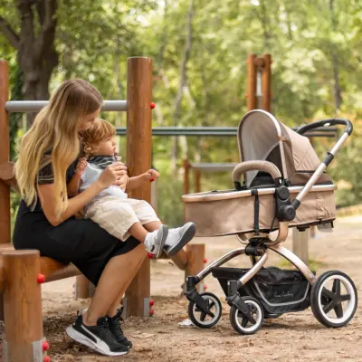 Pierre Cardin Legend Çift Yönlü Travel Sistem- Seyahat Sistem Bebek Arabası Kahve - 5