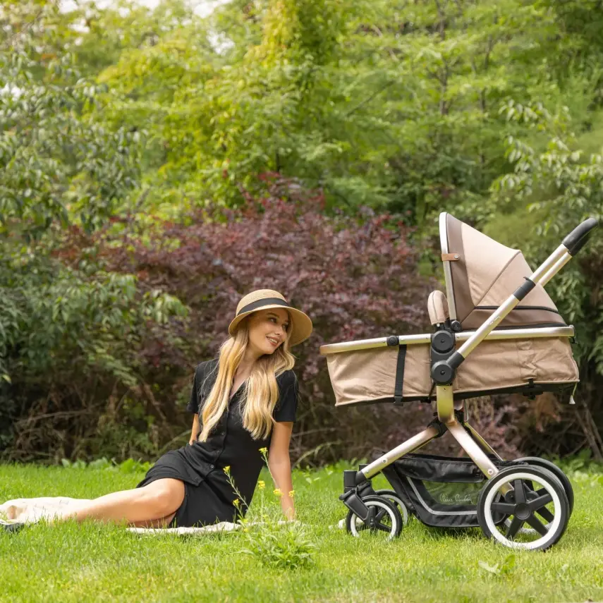 Pierre Cardin Legend Çift Yönlü Travel Sistem- Seyahat Sistem Bebek Arabası Kahve - 8