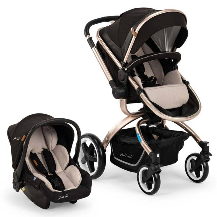 Pierre Cardin Legend Çift Yönlü Travel Sistem- Seyahat Sistem Bebek Arabası Siyah - 1