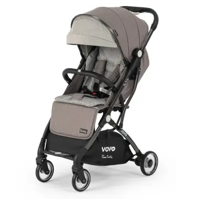 Pierre Cardin Vovo Katlanır Kabin Bebek Arabası Gri - 7