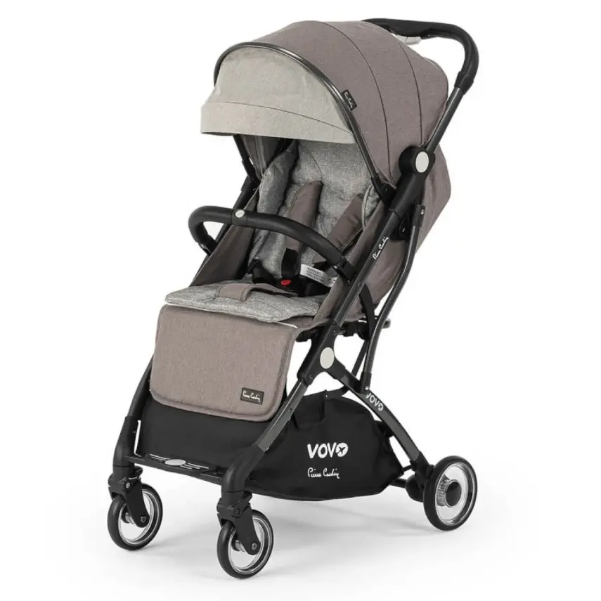 Pierre Cardin Vovo Katlanır Kabin Bebek Arabası Gri - 7